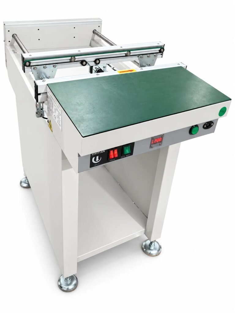 S-350C PCB buffer conveyor with green ESD work surface