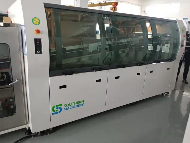 S-WS Series Lead-Free Dual Wave Soldering Machine – Machine in factory