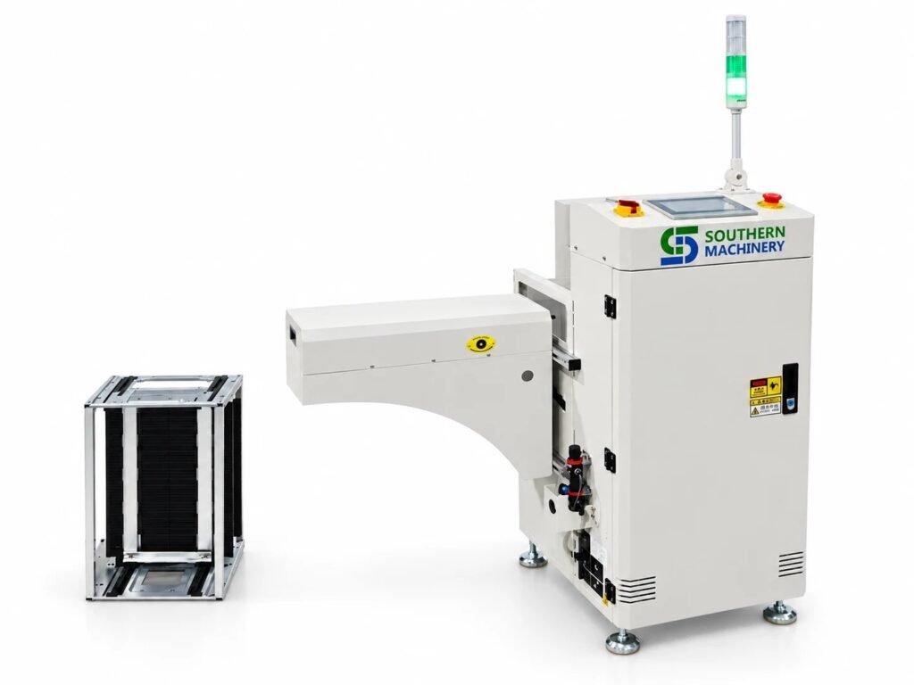 SLF250 L-type PCB magazine loader with magazine