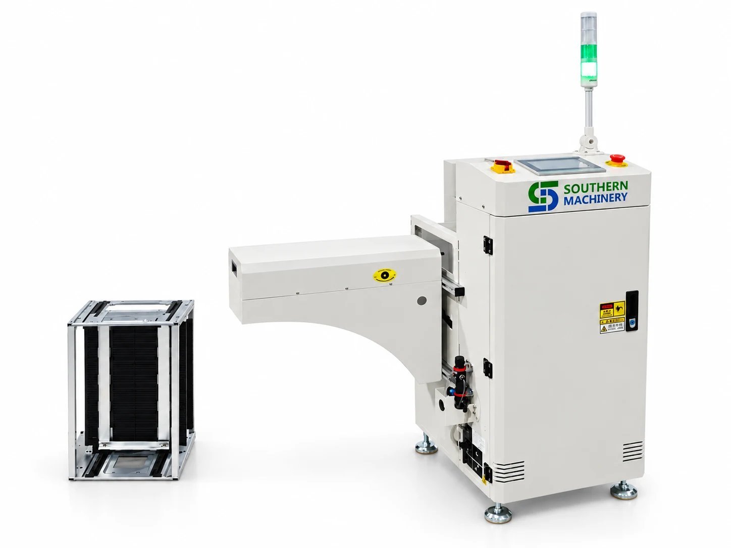 SLF250 L-type PCB magazine loader with magazine